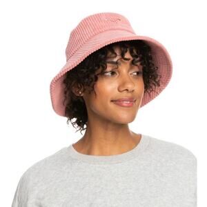 Corduroy Day of Spring Women Pink Roxy Bucket Hat size M/L